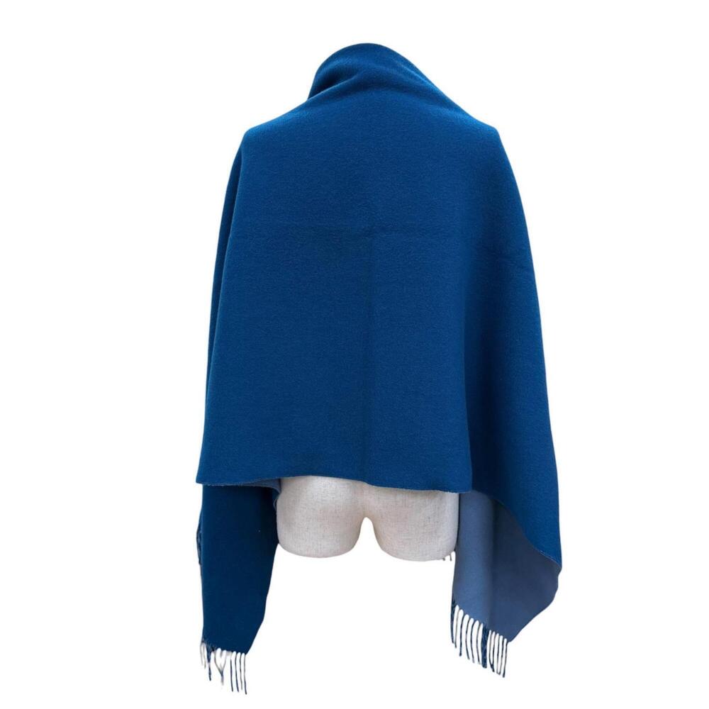 HERMES Blue Scarf - Picture 4 of 8
